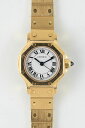 CARTIER SM SANTOS OCTAGON 18K Yellow Gold カル