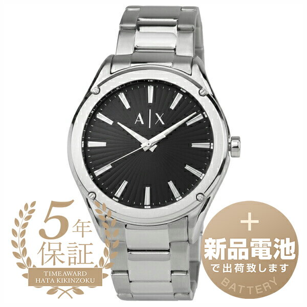 【新品電池で安心出荷】 アルマーニエクスチェンジ フィッツ 腕時計 ARMANI EXCHANGE FITZ AX2800 ブラック メンズ ブランド 時計 新品