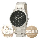 フォッシル 腕時計（メンズ） 【新品電池で安心出荷】 フォッシル ノイトラ 腕時計 FOSSIL NEUTRA FS5384 ブラック メンズ ブランド 時計 新品