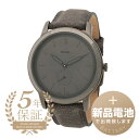 フォッシル 腕時計（メンズ） 【新品電池で安心出荷】 フォッシル ミニマリスト 腕時計 FOSSIL THE MINIMALIST FS5445 グレー メンズ ブランド 時計 新品