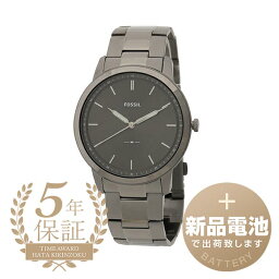 フォッシル ビジネス腕時計（メンズ） 【新品電池で安心出荷】 フォッシル ミニマリスト 腕時計 FOSSIL THE MINIMALIST FS5459 グレー メンズ ブランド 時計 新品