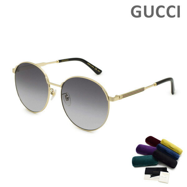 グッチ サングラス（レディース） グッチ サングラス GG0206SK-001 メンズ レディース ユニセックス UVカット GUCCI 【送料無料（※北海道・沖縄は配送不可）】