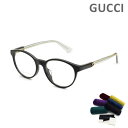 グッチ メガネ 眼鏡 フレーム のみ GG0487OA-005 ブラック/クリア アジアンフィット メンズ レディース ユニセックス GUCCI 【送料無料（※北海道・沖縄は配送不可）】