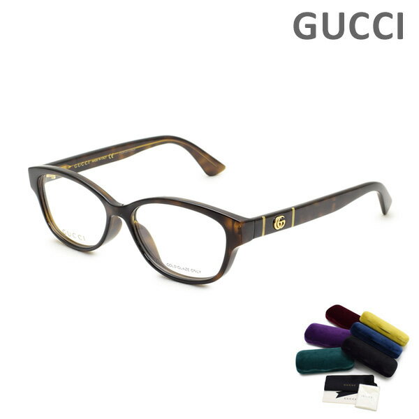 グッチ メガネ 眼鏡 フレーム のみ GG0639OA-002 ハバナ アジアンフィット メンズ レディース ユニセックス GUCCI 【送料無料（※北海道・沖縄は配送不可）】