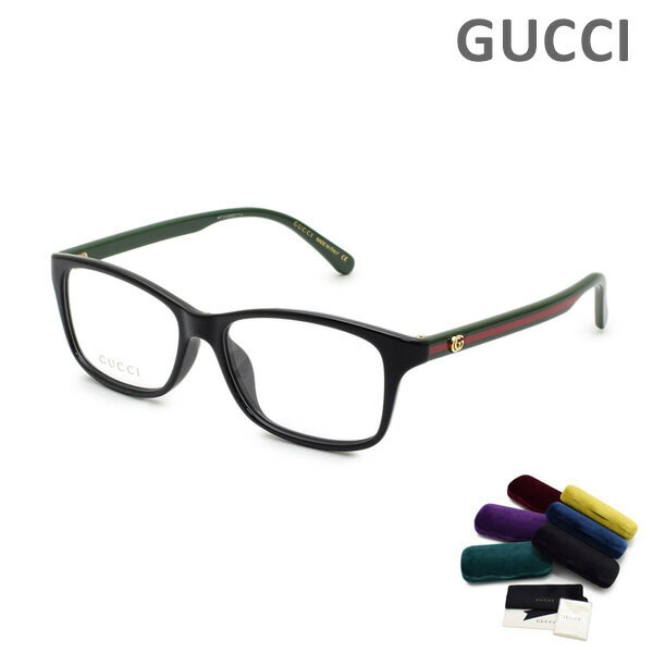 グッチ メガネ 眼鏡 フレーム のみ GG0720OA-006 54 ブラック アジアンフィット メンズ レディース ユニセックス GUCCI 【送料無料（※北海道・沖縄は配送不可）】