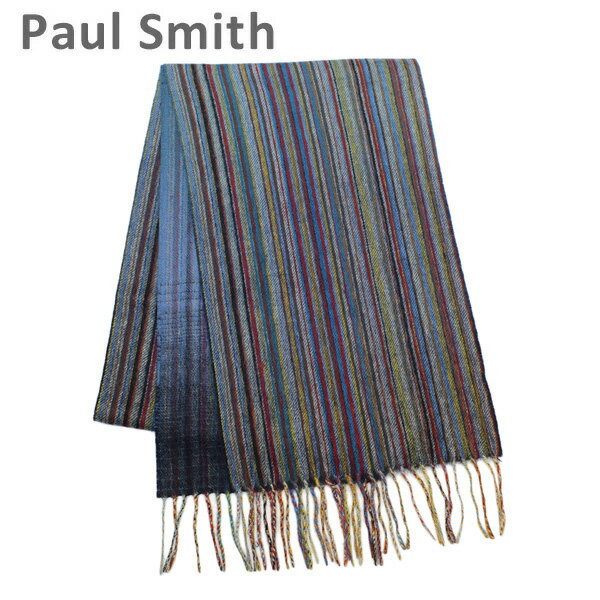 ポールスミス スカーフ M1A 837D AS09 47 MULTI CASHMERE メンズ Paul Smith ストール マフラー カシミヤ 【送料無料（※北海道・沖縄は配送不可）】