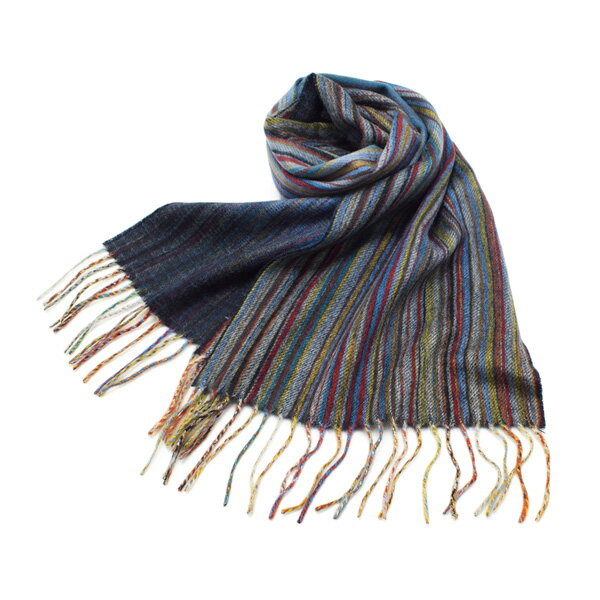 ポールスミス スカーフ M1A 837D AS09 47 MULTI CASHMERE メンズ Paul Smith ストール マフラー カシミヤ 【送料無料（※北海道・沖縄は配送不可）】