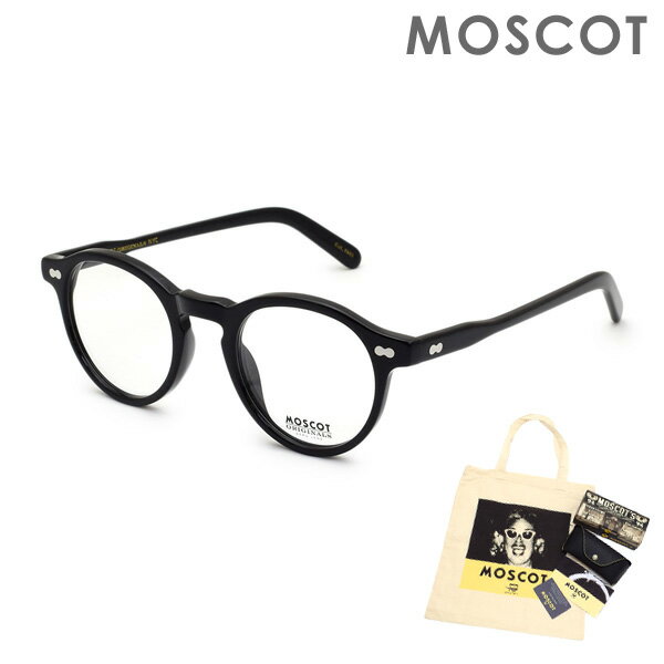 モスコット メガネ レディース MOSCOT モスコット MILTZEN MIL-O46220200-01 BLACK サイズ46 眼鏡 フレーム のみ メンズ レディース 【送料無料（※北海道・沖縄は配送不可）】