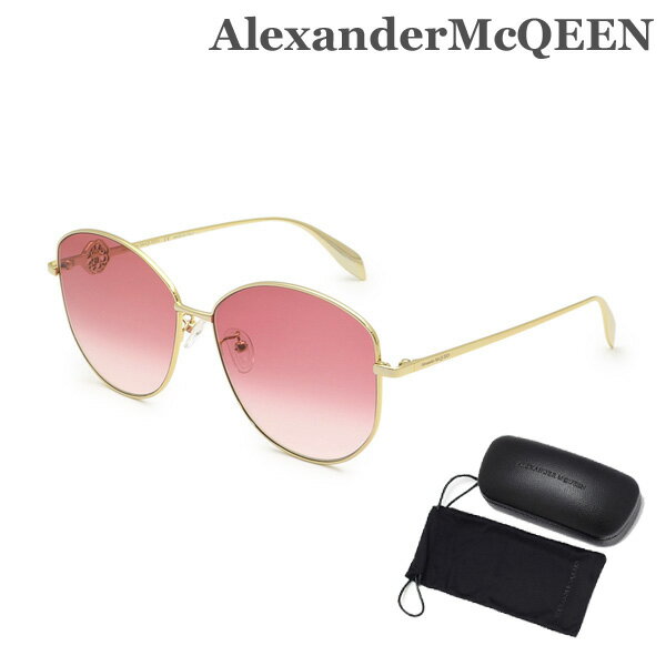 アレキサンダーマックイーン 【国内正規品】 アレキサンダーマックイーン サングラス AM0288S 004 レディース Alexander McQueen 【送料無料（※北海道・沖縄は配送不可）】