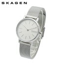 【国内正規品】 スカーゲン 腕時計 SKW2692 SKAGEN SIGNATUR レディース シルバー ブレス 【送料無料(※北海道・沖縄は配送不可)】