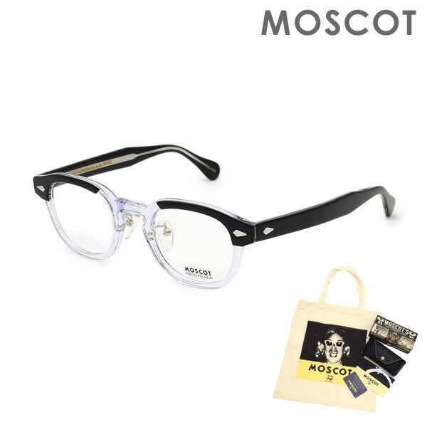 MOSCOT モスコット LEMTOSH MP LEMA-O46240201-01 BLACK CRYSTAL サイズ46 ノーズパッド 眼鏡 フレーム のみ メンズ レディース 【送料無料（※北海道・沖縄は配送不可）】