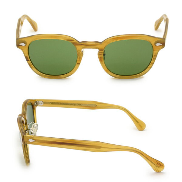 MOSCOT モスコット LEMTOSH SUN MP LEA020849AC04 BLONDE サイズ49 ノーズパッド サングラス メンズ レディース 【送料無料（※北海道・沖縄は配送不可）】