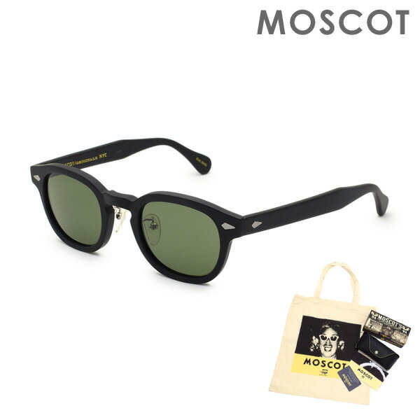 MOSCOT モスコット LEMTOSH SUN MP LEA130046AC02 MATTE BLACK サイズ46 ノーズパッド サングラス メンズ レディース 【送料無料（※北海道・沖縄は配送不可）】