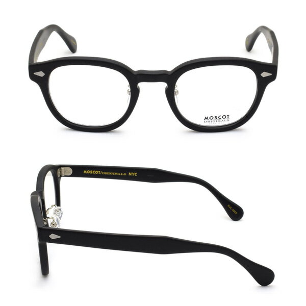 MOSCOT モスコット LEMTOSH MP LEMA-O49241300-01 MATTE BLACK サイズ49 ノーズパッド 眼鏡 フレーム のみ メンズ レディース 【送料無料（※北海道・沖縄は配送不可）】