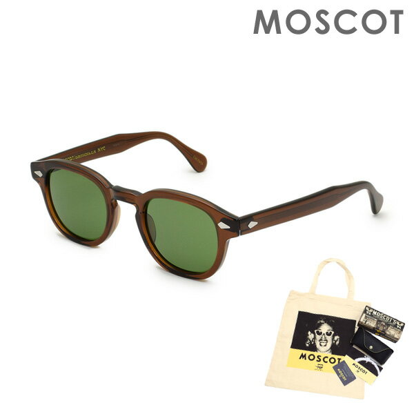 モスコット サングラス メンズ MOSCOT モスコット LEMTOSH SUN LEM-S46240217-04 BROWN サイズ46 サングラス メンズ レディース 【送料無料（※北海道・沖縄は配送不可）】