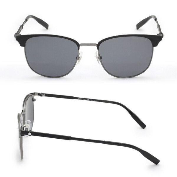 【国内正規品】モンブラン サングラス MB0092S-010 54 メンズ UVカット 偏光レンズ MONTBLANC【送料無料（※北海道・沖縄は配送不可）】