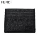 フェンディ カードケース 7M0164-AG0L-F0QA1 ブラック メンズ ビジネス カードホルダー FENDI【送料無料(※北海道・沖縄は配送不可)】