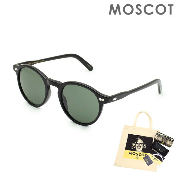 モスコット サングラス メンズ MOSCOT モスコット MILTZEN SUN MIL-S49220200-02 BLACK サイズ49 サングラス メンズ レディース 【送料無料（※北海道・沖縄は配送不可）】