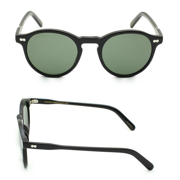 MOSCOT モスコット MILTZEN SUN MIL-S49220200-02 BLACK サイズ49 サングラス メンズ レディース 【送料無料（※北海道・沖縄は配送不可）】 2