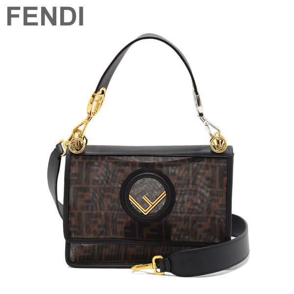 ハンドバッグ フェンディ ハンドバッグ 8BT284-A6D7-F12PK レディース FF KAN IF RETE BAG FENDI【送料無料（※北海道・沖縄は配送不可）】