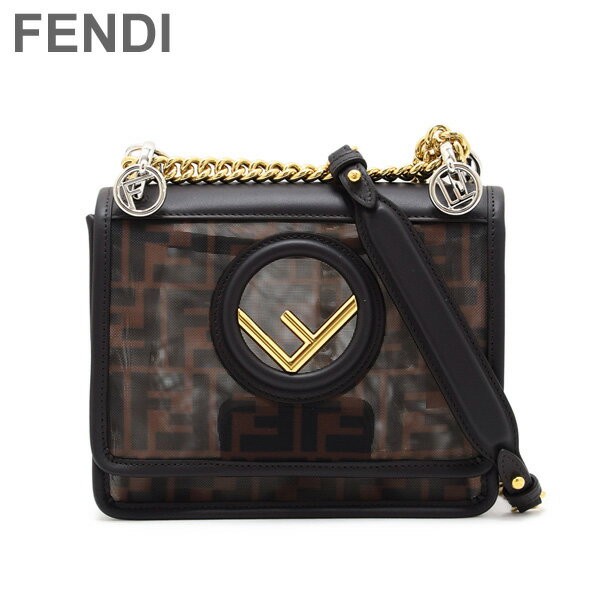 フェンディ ショルダーバッグ 8BT286-A6D7-F12PK レディース FF KAN IF SMALL RETE BAG FENDI【送料無料（※北海道・沖縄は配送不可）】