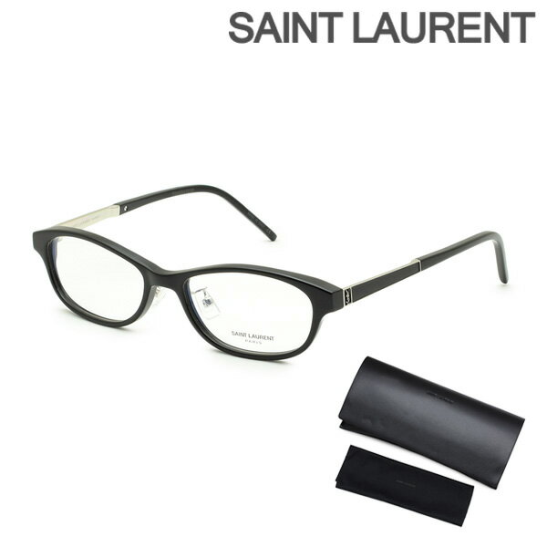 サンローラン メガネ 眼鏡 フレーム のみ SL M85/J 001 ブラック ノーズパッド メンズ レディース ユニセックス SAINT LAURENT【送料無料（※北海道 沖縄は配送不可）】