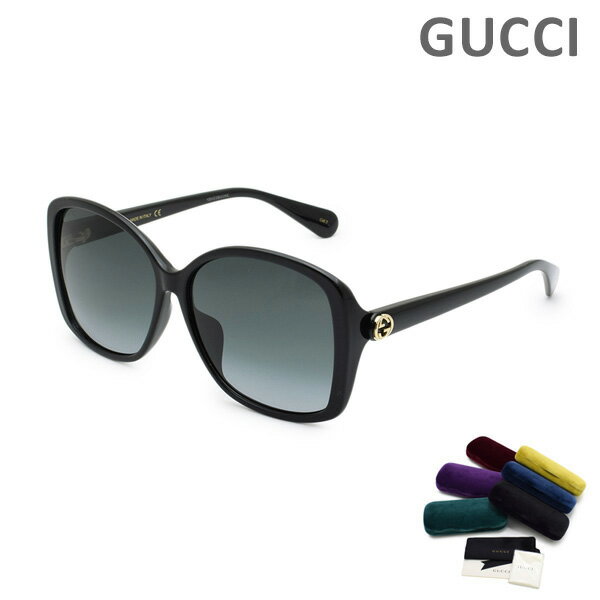 グッチ サングラス（レディース） グッチ サングラス GG0950SA-001 アジアンフィット レディース UVカット GUCCI【送料無料（※北海道・沖縄は配送不可）】