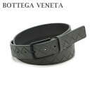 ボッテガヴェネタ ベルト（メンズ） ボッテガヴェネタ メンズ ベルト 609181 VCPQ3 1445 グレー BOTTEGA VENETA INTRECCIATO イントレチャート【送料無料（※北海道・沖縄は配送不可）】