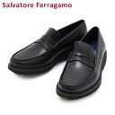 サルヴァトーレ フェラガモ メンズ シューズ BECKFORD 0696119 ブラック 革靴 モカシン ローファー Salvatore Ferragamo【送料無料（※北海道・沖縄は配送不可）】