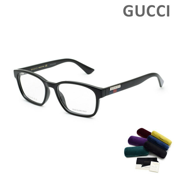 グッチ メガネ 眼鏡 フレーム のみ GG0749O-001 ブラック グローバルモデル メンズ レディース ユニセックス GUCCI【送料無料（※北海道・沖縄は配送不可）】