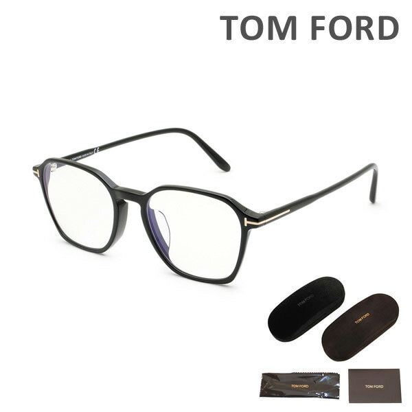 トムフォード メガネ 伊達眼鏡 フレーム FT5804-F-B/V-001 53 TOM FORD メンズ 正規品 TF5804-F-B【送料無料（※北海道・沖縄は配送不可）】