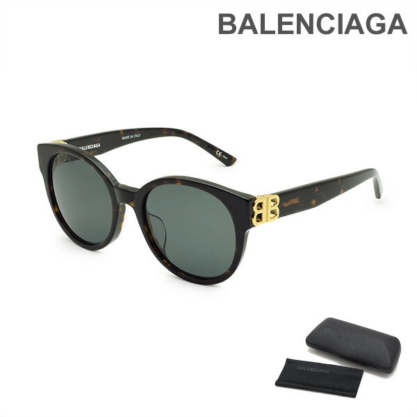 【国内正規品】バレンシアガ サングラス BB0134SA-002 55 ハバナ アジアンフィット レディース BALENCIAGA【送料無料（※北海道・沖縄は配送不可）】