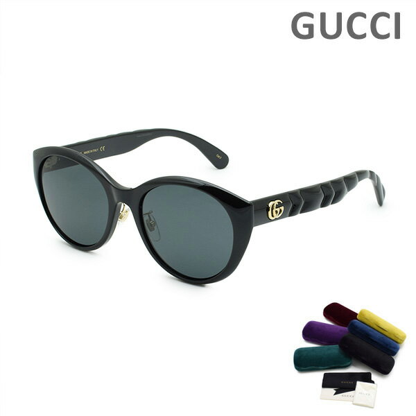 グッチ サングラス（レディース） グッチ サングラス GG0814SK-001 ノーズパッド レディース UVカット GUCCI【送料無料（※北海道・沖縄は配送不可）】