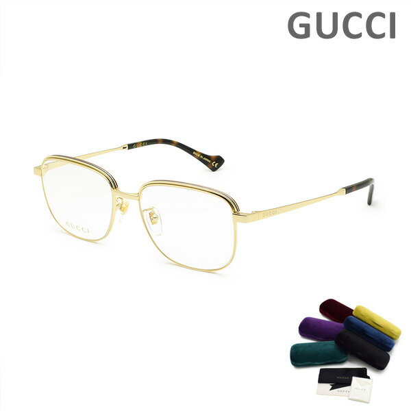 グッチ メガネ 眼鏡 フレーム のみ GG1102O-001 ゴールド ノーズパッド メンズ GUCCI 【送料無料（※北海道・沖縄は配送不可）】