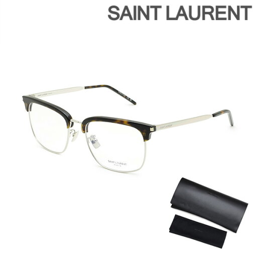 サンローラン メガネ 眼鏡 フレーム のみ SL 346-004 ハバナ/シルバー ノーズパッド メンズ SAINT LAURENT【送料無料(※北海道・沖縄は配送不可)】 サンローラン メガネ 眼鏡 フレーム のみ SL 346-004 ハバナ/シルバー ノーズパッド メンズ SAINT LAURENT【送料無料(※北海道・沖縄は配送不可)】