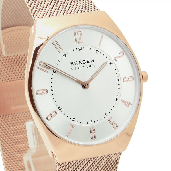 【国内正規品】スカーゲン 腕時計 SKW6827 SKAGEN GRENEN ULTRA SLIM メンズ ローズゴールド メッシュ【送料無料（※北海道・沖縄は配送不可）】