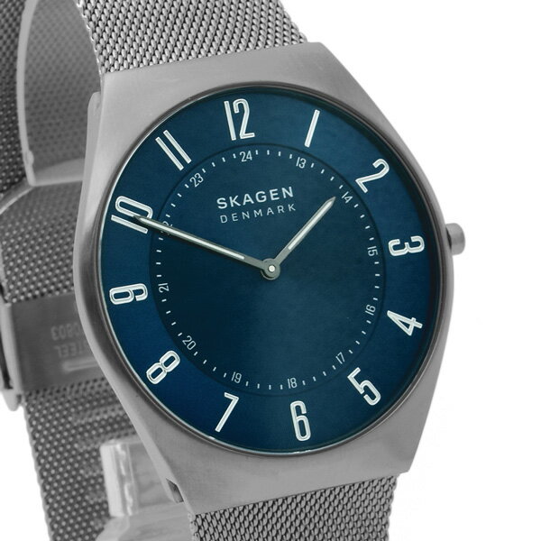 【国内正規品】スカーゲン 腕時計 SKW6829 SKAGEN GRENEN ULTRA SLIM メンズ チャコール メッシュ【送料無料（※北海道・沖縄は配送不可）】