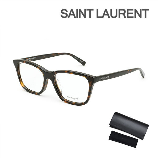 サンローラン メガネ 眼鏡 フレーム のみ SL 482 002 ハバナ スマート レディース SAINT LAURENT【送料無料(※北海道・沖縄は配送不可)】