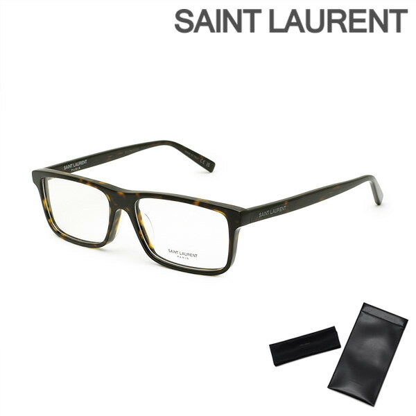 サンローラン メガネ メンズ サンローラン メガネ 眼鏡 フレーム のみ SL 483 002 ハバナ スマート メンズ SAINT LAURENT【送料無料（※北海道・沖縄は配送不可）】