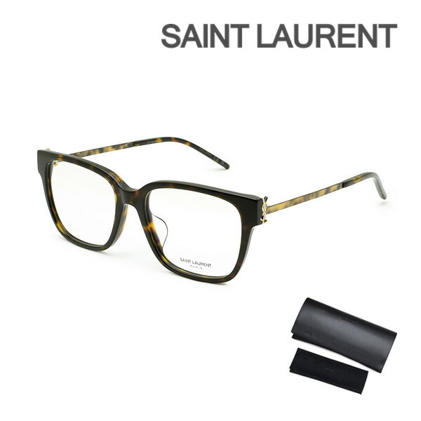 サンローラン メガネ 眼鏡 フレーム のみ SL M48O_A/F 003 ハバナ アジアンフィット レディース SAINT LAURENT