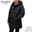 22AW ムーレー ダウン メンズ BARBIERI WK BLU ネイビー ダウンジャケット ダウンコート MOORER 【送料無料（※北海道・沖縄は配送不可）】