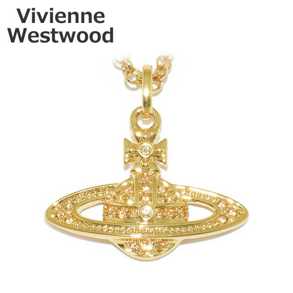 ヴィヴィアンウエストウッド ペンダント ネックレス 63020086 R121 ゴールド オーブ アクセサリー MINI BAS RELIEF レディース Vivienne Westwood 【送料無料（※北海道・沖縄は配送不可）】