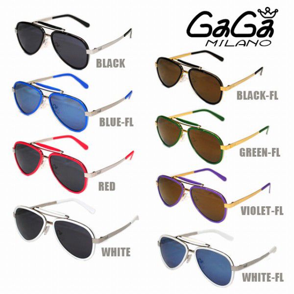 GaGa MILANO （ガガミラノ） サングラス アセテート ACETATE LUNETTERS LU54ACBK000 LU54ACBKGO0 LU54ACBL000 LU54ACGRGO0 LU54ACRD000 LU54ACVTGO0 LU54ACWH000 メンズ レディース 