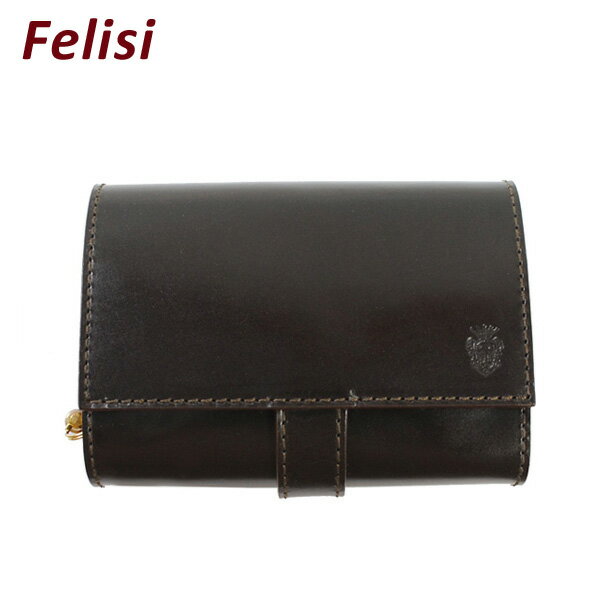 フェリージ 革財布 レディース フェリージ 財布 Felisi 3500-AA 0004 D.BROWN ウォレット メンズ レディース 【送料無料（※北海道・沖縄は配送不可）】