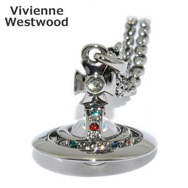 Vivienne Westwood ヴィヴィアンウエストウッド ペンダント ネックレス 63020098-02S001 Petite Orb Pendant オーブ ガンメタル アクセサリー メンズ レディース 【送料無料（※北海道・沖縄は配送不可）】