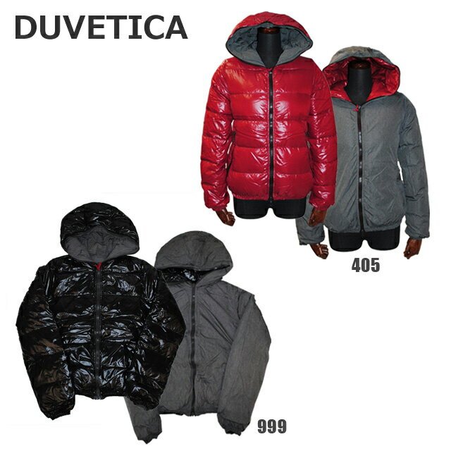 DUVETICA （デュベティカ） ダウンジャケット リバーシブル Thia-Erre 32-D.1560.00/1035.R 230 405 Ross Gran 999 Nero レディース ダウン 13-14 【送料無料（※北海道・沖縄は配送不可）】