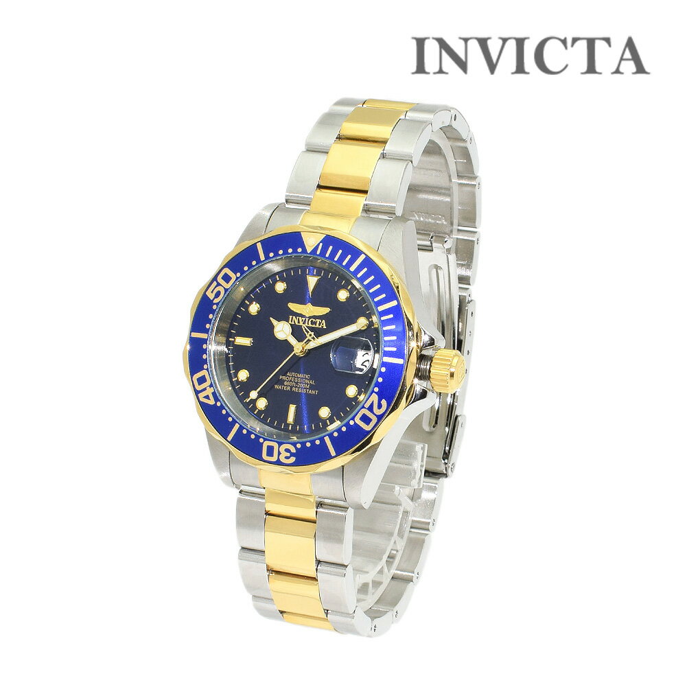 インビクタ 腕時計 INVICTA 時計 8928 Pro Diver プロダイバー ブルー/ゴールド/シルバー メンズ インヴィクタ 【送料無料（※北海道・沖縄は配送不可）】