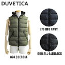 DUVETICA （デュベティカ） ダウンベスト ARISTEO 162-U.2261.00/1162 770 BLU NAVY 837 QUERCIA 999 ALLBLACK メンズ ダウンジャケット 1617 【送料無料（※北海道 沖縄は配送不可）】