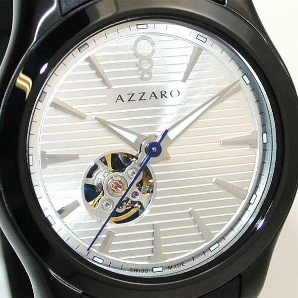 タイムクラブ セレクトのAZARRO （アザロ） 腕時計 AZ2260.46SB.000 Coastline 43 Silver / Black シルバー ブラック 時計 メンズ 自動巻き ラバー 【送料無料（※北海道・沖縄は配送不可）】｜アングル2