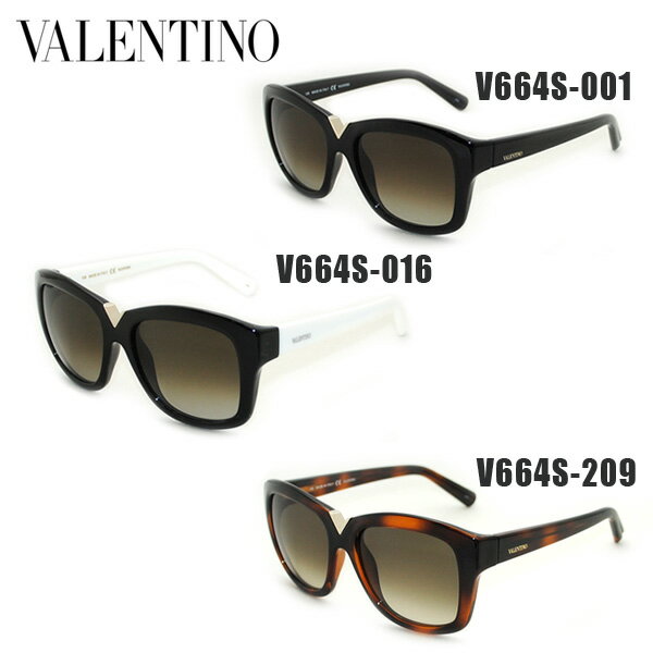 在庫処分【国内正規品】 VALENTINO ヴァレンティノ サングラス V664S 001 016 209 アジアンフィット レディース UVカット 【送料無料（※北海道・沖縄は配送不可）】